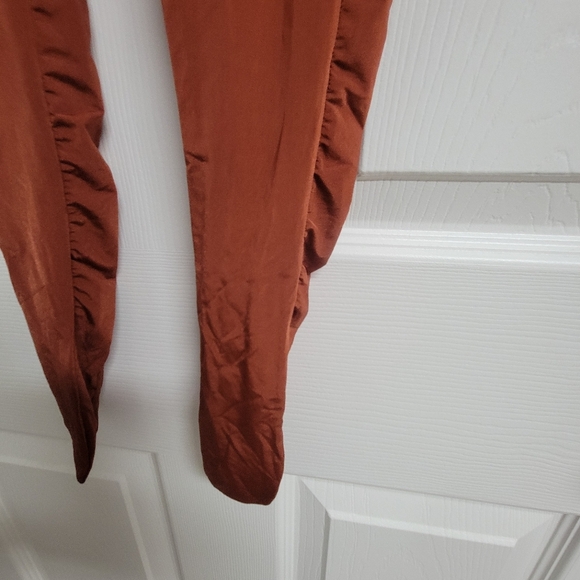 SKIMS NWT AP- LEG- 1947 SAFFRON Jelly Sheer Fotted Leggins. - Picture 3 of 9